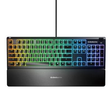 steelseries 賽睿 Apex 3 薄膜鍵盤(中文)(灰)