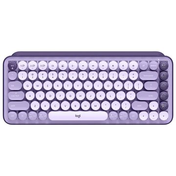 Logitech 羅技 POP KEYS 無線機械鍵盤(星暮紫)