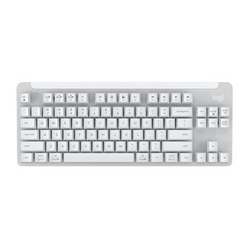 Logitech 羅技 K855 TKL 紅軸無線機械式鍵盤(白)