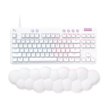 Logitech 羅技 G713美型炫光/線性軸 機械鍵盤(白)