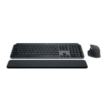 Logitech 羅技 MX Keys S Combo 無線智能鍵盤滑鼠組(石墨灰)