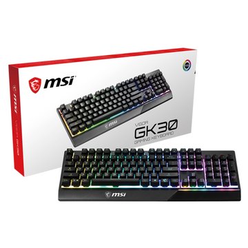MSI 微星 Vigor GK30 TC 防潑水電競鍵盤