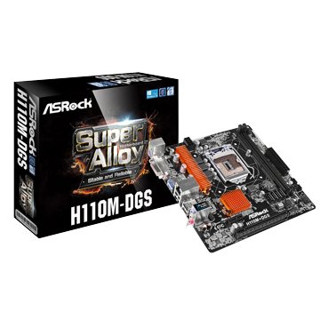 ASROCK 華擎 H110M-DGS INTEL/1151 主機板