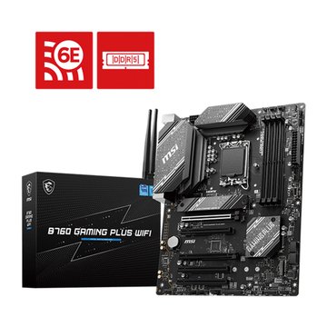 MSI 微星B760 GAMING PLUS WIFI DDR5主機板-上網註冊5年保