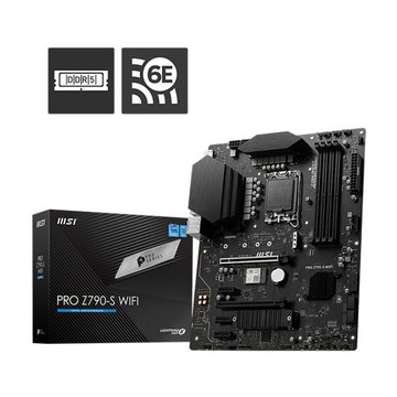 MSI 微星PRO Z790-S WIFI DDR5 主機板-上網註冊4年保