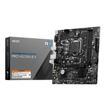MSI 微星PRO H510M-B II DDR4主機板-上網註冊4年保