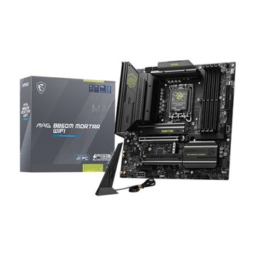 MSI 微星MAG B860M MORTAR WIFI DDR5主機板-上網註冊5年保固