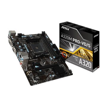 MSI 微星 A320M PRO-VD/S (M-ATX/1A1D/三年)