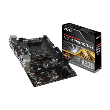 MSI 微星A320M PRO-VD/S V2 (M-ATX/1A1D/三年)