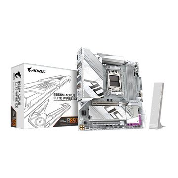 GIGABYTE 技嘉B850M AORUS ELITE WIFI6E ICE DDR5主機板-上網註冊5年保