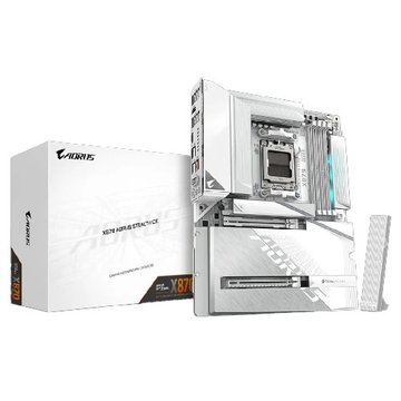 GIGABYTE 技嘉X870 AORUS STEALTH ICE背插主機板wifi7-上網註冊5年保