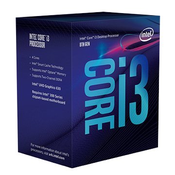 INTEL Core i3-8100/3.6GHz /四核/LGA1151公司貨