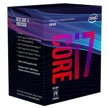 INTEL Core i7-8700K/3.7GHz/六核/LGA1151公司貨