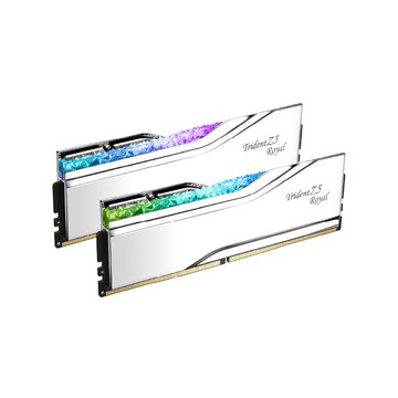 G.SKILL 芝奇 皇家戟RGB 32GB(16G*2)D5-6400銀CL30/支援AMD EXPO 記憶體(F5-6400J3039G16GX2-TR5NS)