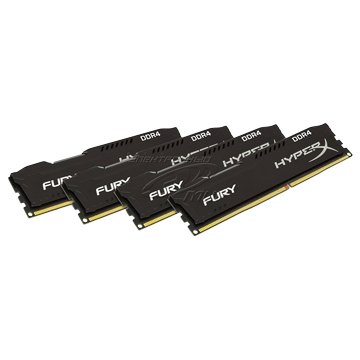 HyperX FURY DDR4 2400 64G(16G*4) PC 電競超頻RAM