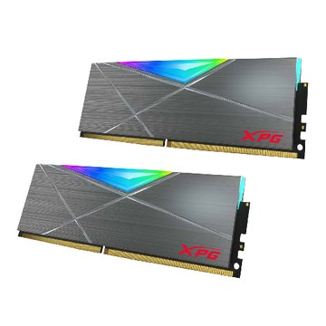 ADATA 威剛 XPG D50 RGB DDR4 3600 32G(16x2)/CL18灰色 桌上型記憶體(AX4U3600716G18I-DT50)