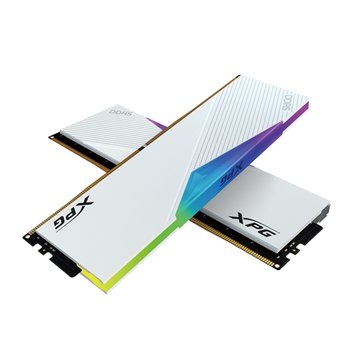 ADATA 威剛 威剛XPG Lancer RGB D5 6400 32G(16*2)(AX5U6400C3216G-DCLARWH)白色桌上型記憶體