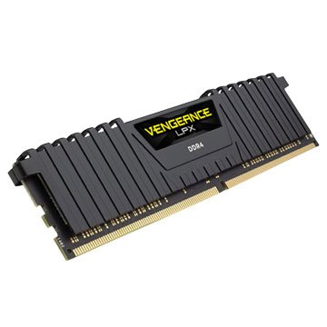 CORSAIR 海盜船LPX DDR4 2666 16G PC用(黑) 
