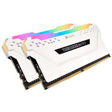 CORSAIR 海盜船Vengeance RGB PRO DDR4 3200 16G(8G*2)RGB記憶體(白色
