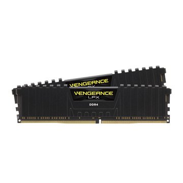 CORSAIR 海盜船 海盜船Vengeance LPX DDR4 3600 32G(16G*2)黑色(CMK32GX4M2D3600C18)桌上型記憶體