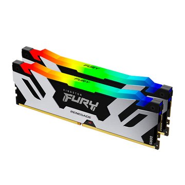 Kingston 金士頓FURY Renegade RGB DDR5 6400 32G(16G*2)-黑(CL32) 桌上型記憶體(KF564C32RSAK2-32)