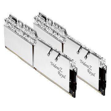 G.SKILL Trident Z Royal 皇家戟 DDR4 3200 32GB(16G*2)-銀