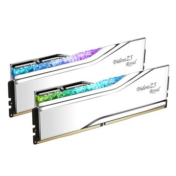 G.SKILL 芝奇 芝奇皇家戟RGB 32G(16*2)D5-6000銀CL26/支援AMD EXPO 記憶體(F5-6000J2636H16GX2-TR5NS)