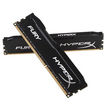 Kingston DDR4 3200 16G(8G*2)HyperX FURY 超頻 PC RAM(黑)
