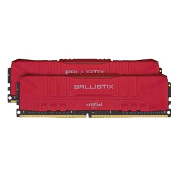 Micron 美光Crucial Ballistix D4 3200 32G(16G*2)低延遲CL16-18-18E-Die-紅