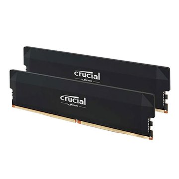 Micron 美光 Crucial PRO DDR5 6000 32GB(16G*2) CL36超頻(黑散熱片)支援XMP3.0 桌上型記憶體 (CP2K16G60C36U5B)