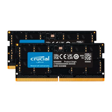 Micron 美光 Crucial DDR5 5600 64GB(32G*2) CL46 筆記型記憶體 (CT2K32G56C46S5)
