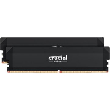 Micron 美光 Crucial PRO DDR5 6000 64GB(32G*2) CL40超頻(黑散熱片) 桌上型記憶體 (CP2K32G60C40U5B)