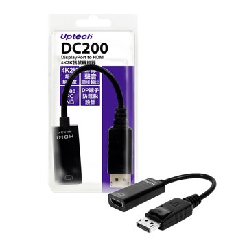 Uptech 登昌恆DC200 DP to HDMI訊號轉換器