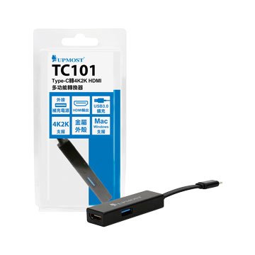 Uptech 登昌恆TC101 Type-C to 4K2KHDMI多功能轉換器