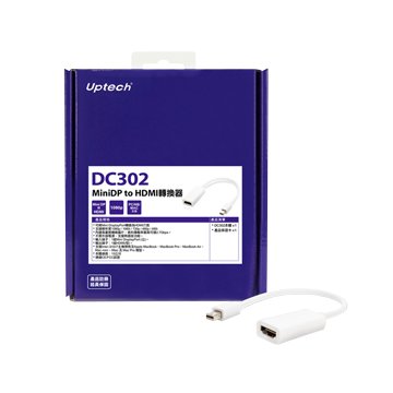 Uptech 登昌恆DC302 MiniDP to HDMI轉換器