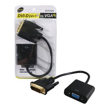 GALILEO 伽利略 AQ(DVIVGA) DVI-D 24+1公轉VGA母轉換器