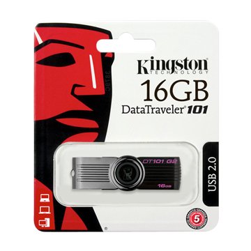 Kingston 金士頓DataTraveler 101 G2 16GB  隨身碟-黑