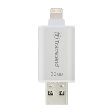 Transcend JetDrive Go 300 32GB USB3.1 Apple ios OTG 隨身碟-銀