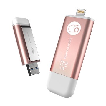 Adam 亞果iKlips 32GB USB3.0 Apple ios OTG  隨身碟-玫瑰金