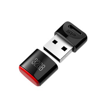 SILICON POWER Touch T06 32G USB2.0 隨身碟(黑)