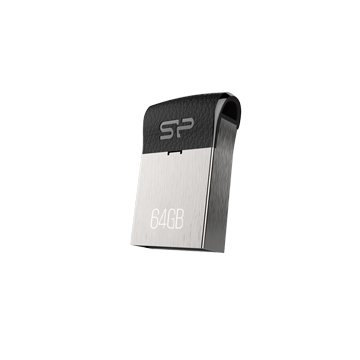SILICON POWER Touch T35 64G USB2.0 隨身碟(黑)