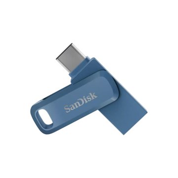 SANDISK Ultra Go USB Type-C 64GB 雙用隨身碟-靛藍(SDDDC3-064G-G46NB)