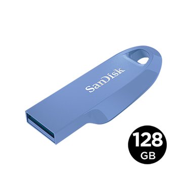 SANDISK Ultra Curve USB 3.2 CZ550 128GB隨身碟(藍)(SDCZ550-128G-G46NB)