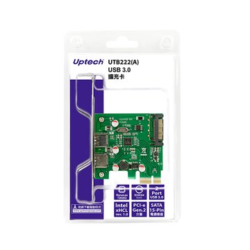 Uptech 登昌恆UTB222(A) USB3.0擴充卡PCI-e