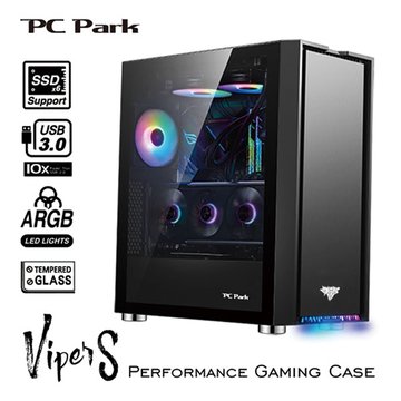 PC Park ViperS 黑 ARGB電競機殼