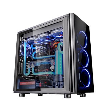 Thermaltake 曜越View 31 TG強化玻璃中直立式大透側機  (預購出貨)(福利品出清)
