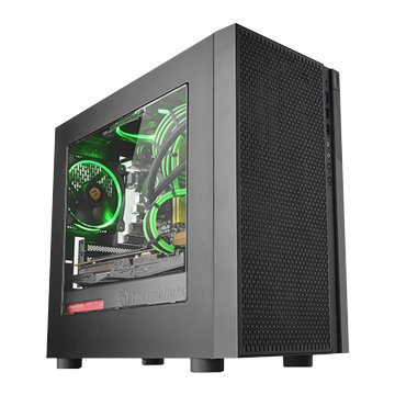 Thermaltake 曜越Versa H18 中直立式開窗機殼(福利品出清)