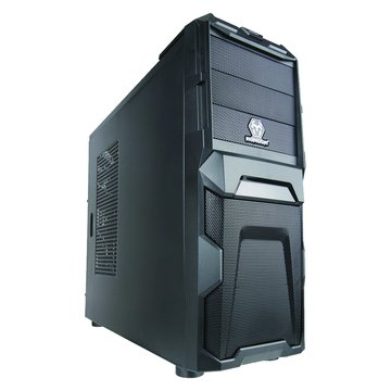 iCute 西華 鋼鐵戰士/3大4小/全黑化 電腦機殼(福利品出清)