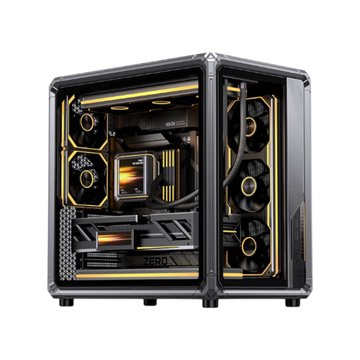 (客訂品) JONSBO 喬思伯 X400 鈦灰 ATX 全景玻璃透側機殼 (JO-NW-X400)