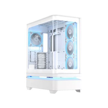 ASUS 華碩 華碩 Prime AP304 ARGB 晨曦白 ATX 海景房機殼